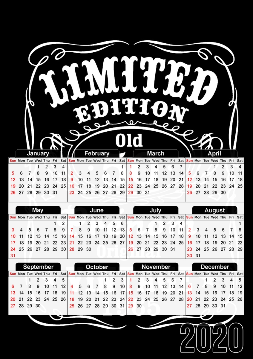 Birthday Custom Jack Daniels für A3 Fotokalender 30x43cm