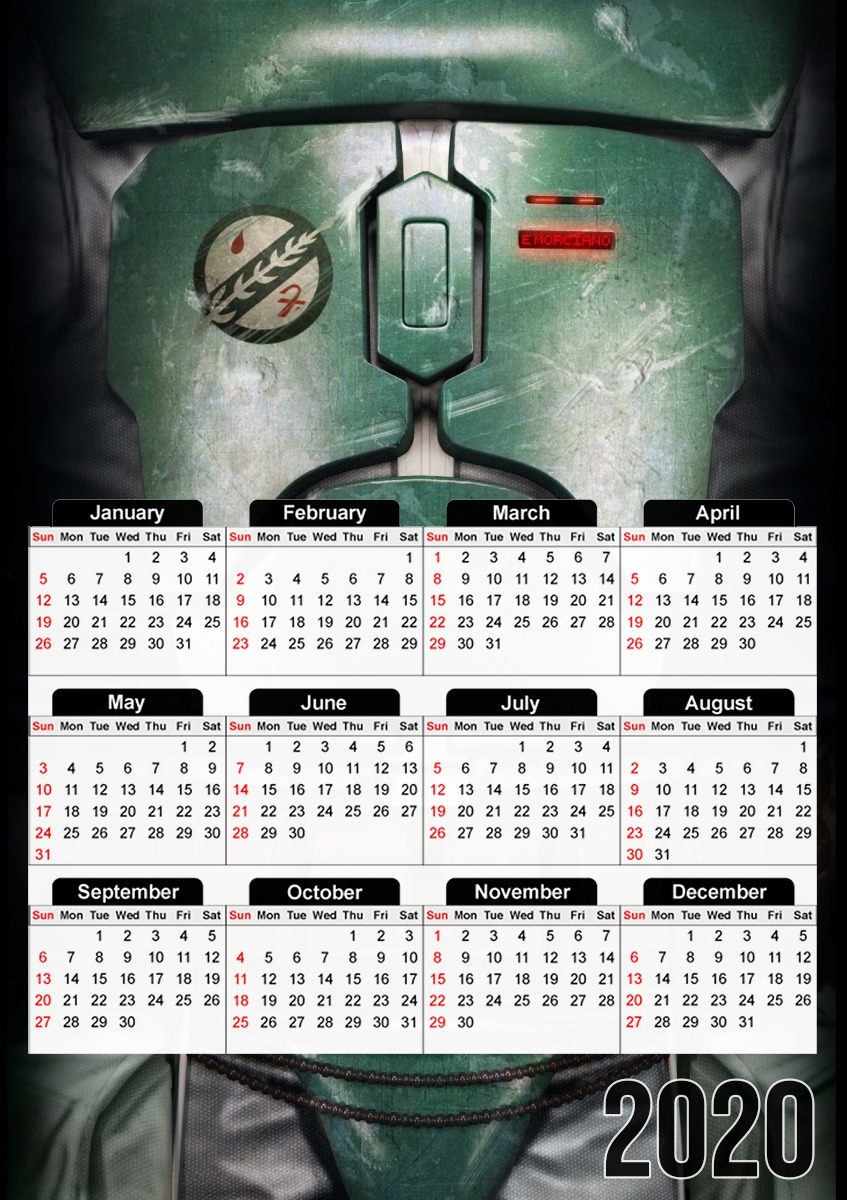 Boba Fett für A3 Fotokalender 30x43cm