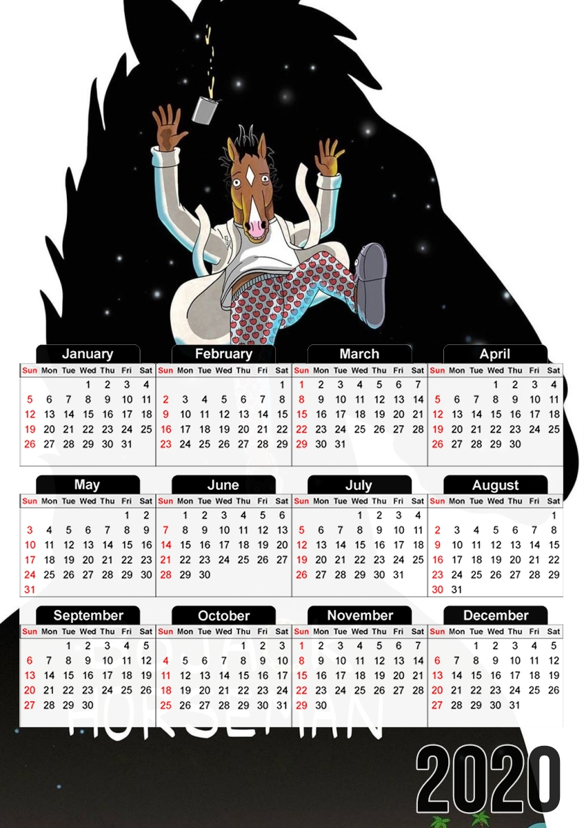 Bojack horseman fanart für A3 Fotokalender 30x43cm