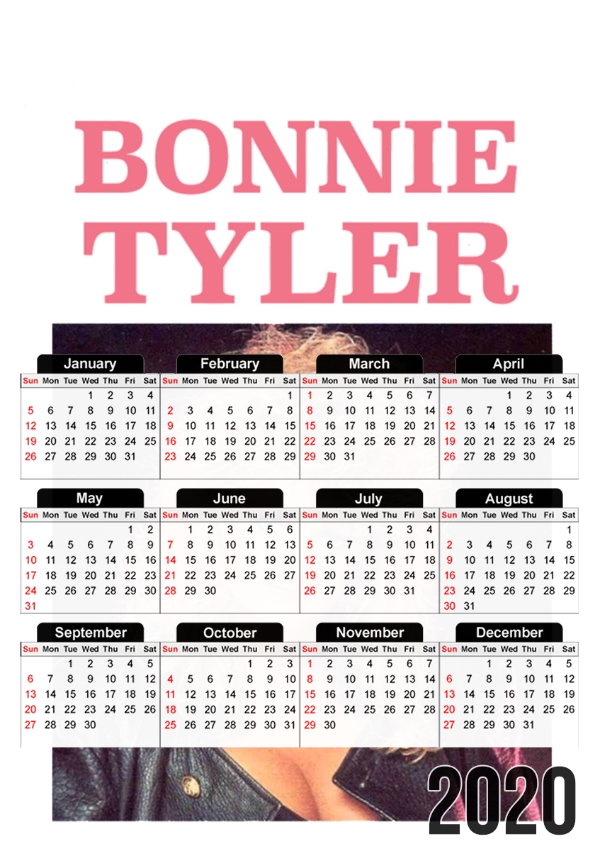 bonnie tyler für A3 Fotokalender 30x43cm