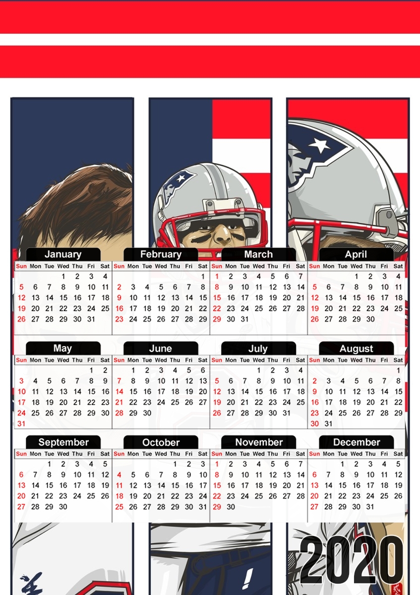 Brady Champion Super Bowl XLIX für A3 Fotokalender 30x43cm