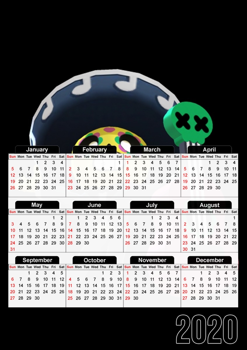 brawl stars poco für A3 Fotokalender 30x43cm