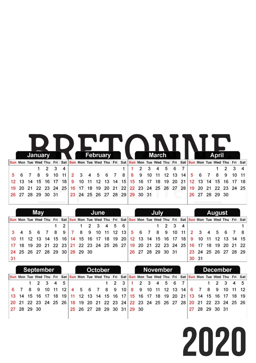 Bretonne pur beurre für A3 Fotokalender 30x43cm