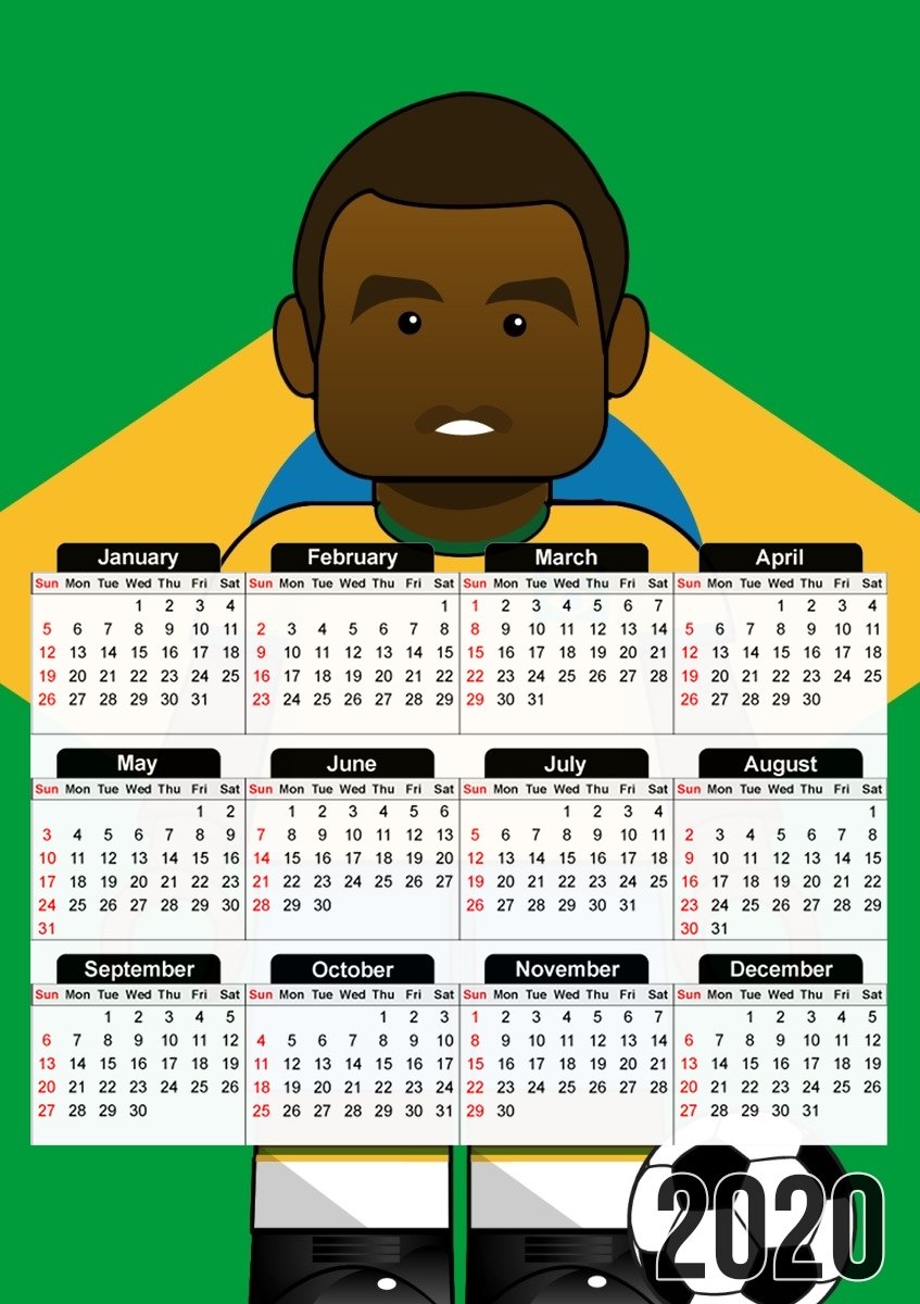 Bricks Collection: Brasil Edson für A3 Fotokalender 30x43cm