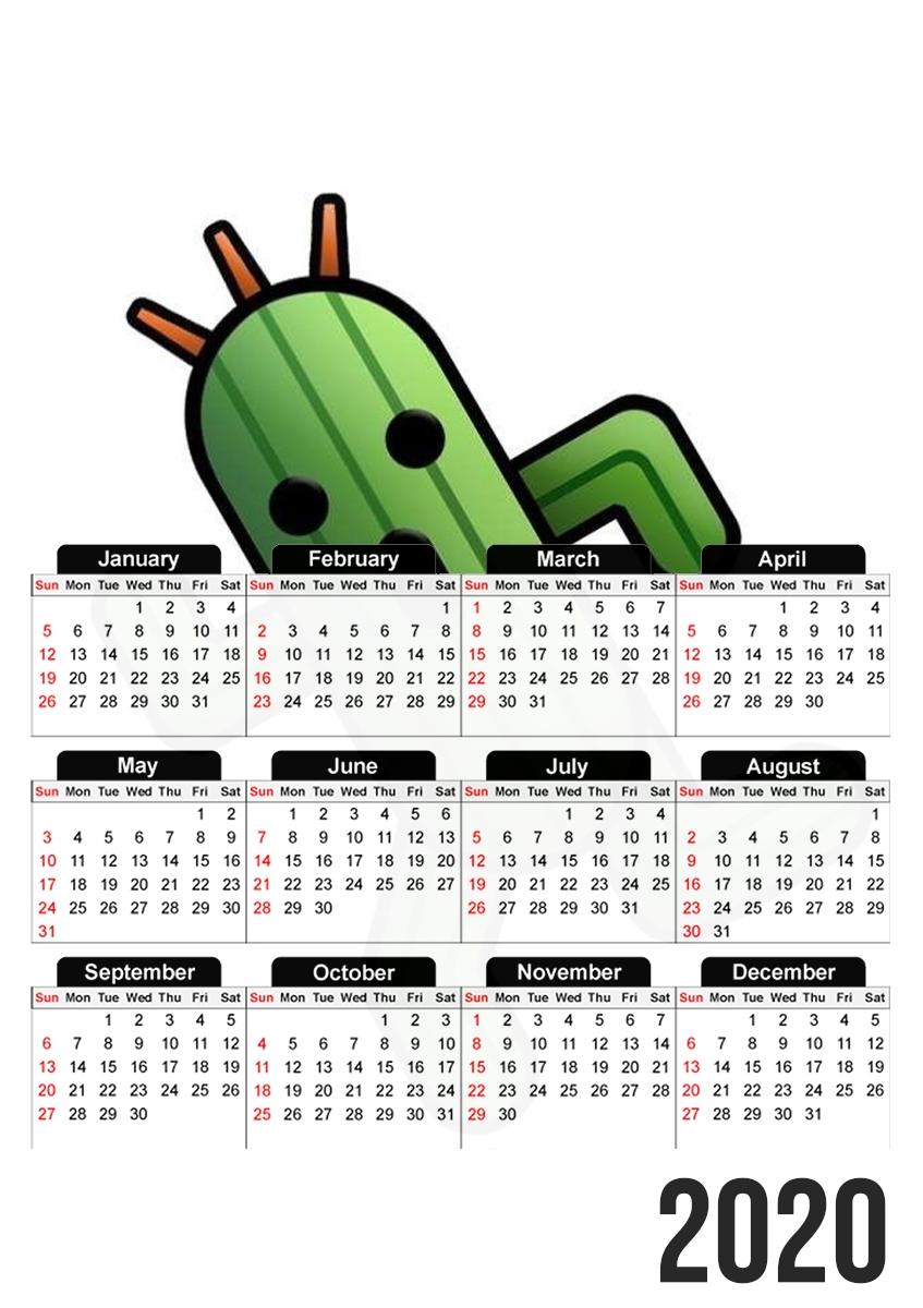 Cactaur le cactus für A3 Fotokalender 30x43cm