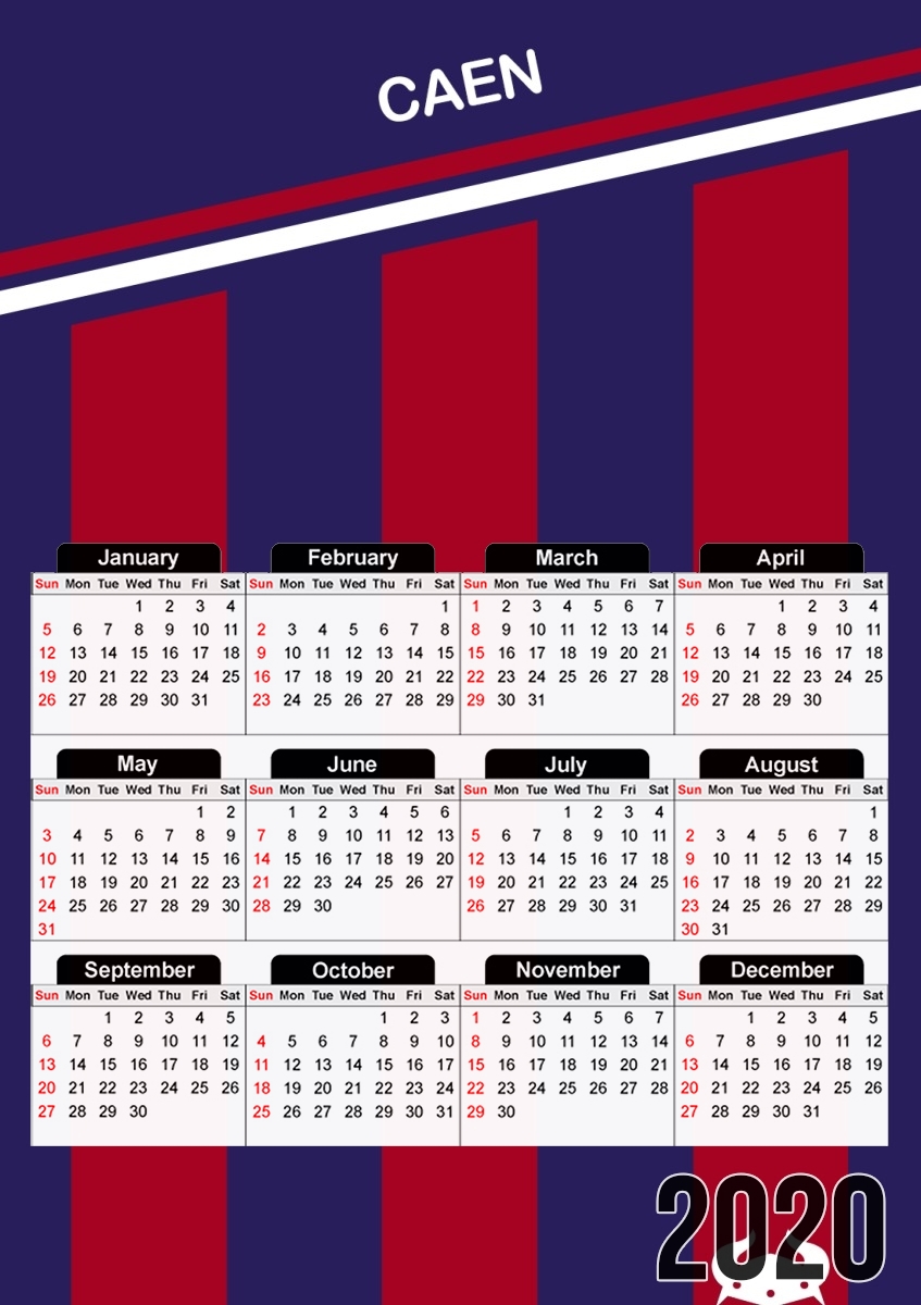 Caen Kit Maillot für A3 Fotokalender 30x43cm