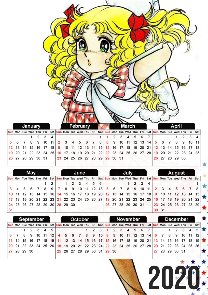 Candice White Adley Candy Candy für A3 Fotokalender 30x43cm