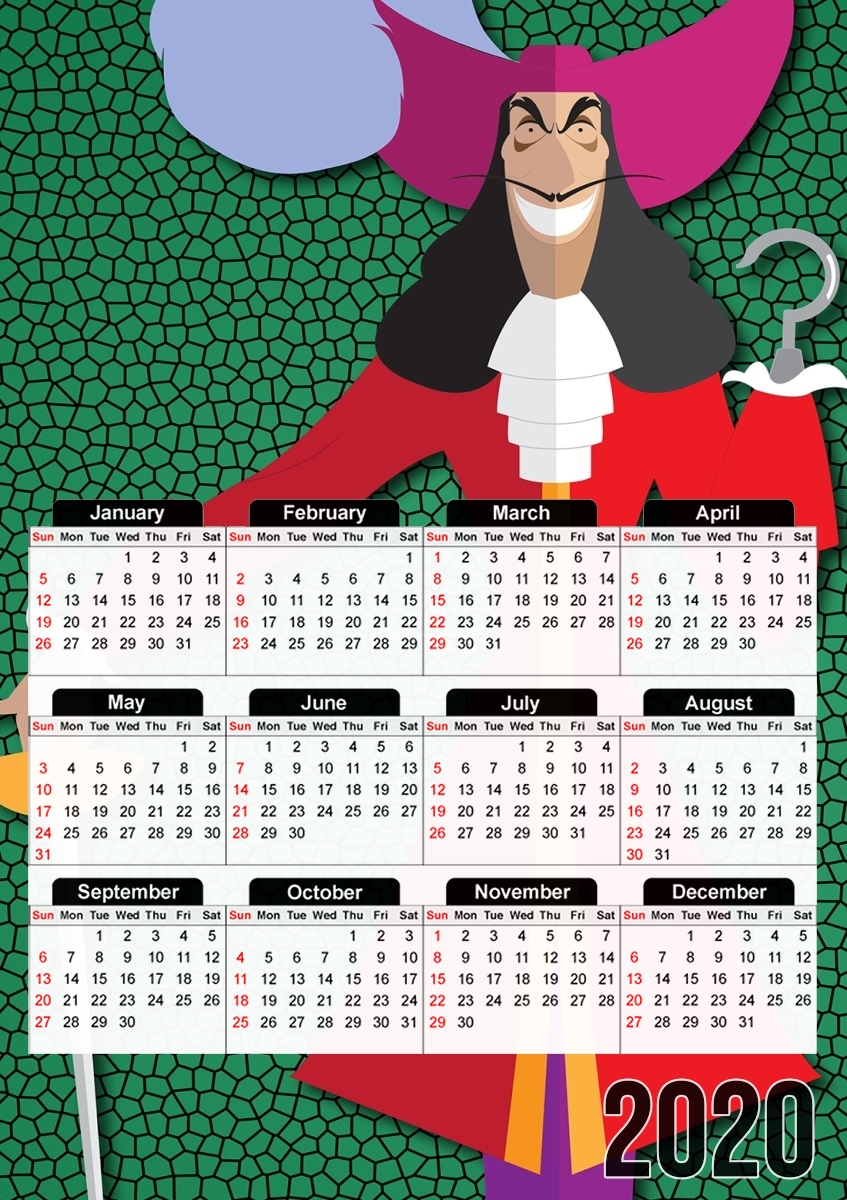 Captain Hook für A3 Fotokalender 30x43cm