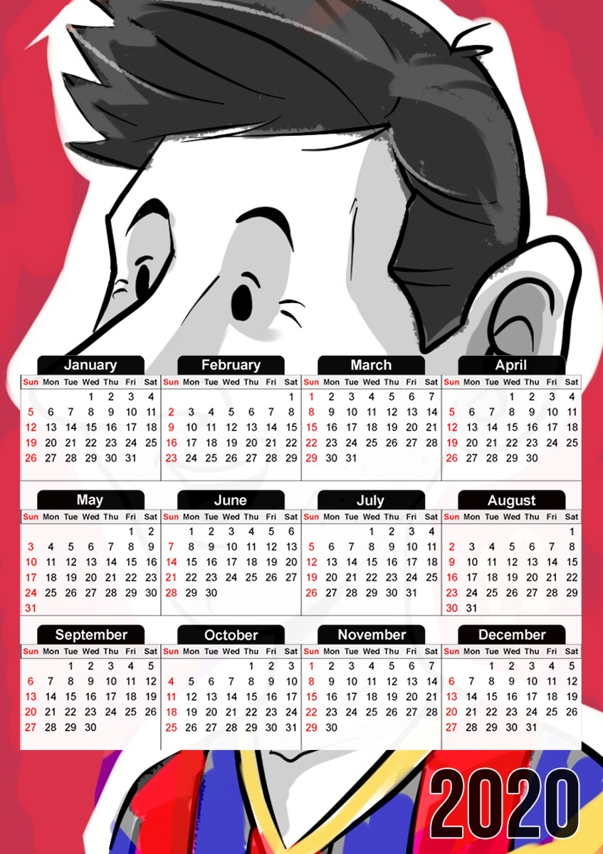 cartoonmessi für A3 Fotokalender 30x43cm