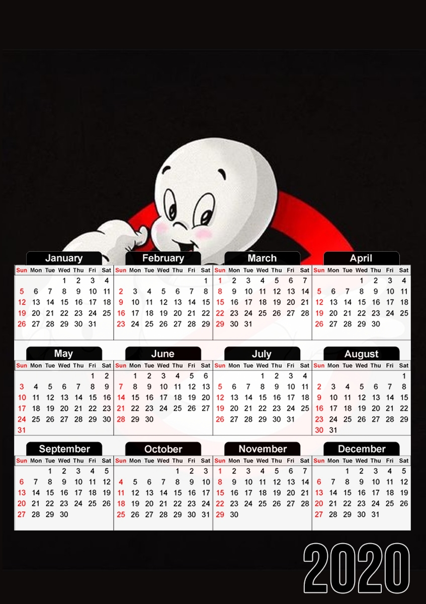 Casper x ghostbuster mashup für A3 Fotokalender 30x43cm