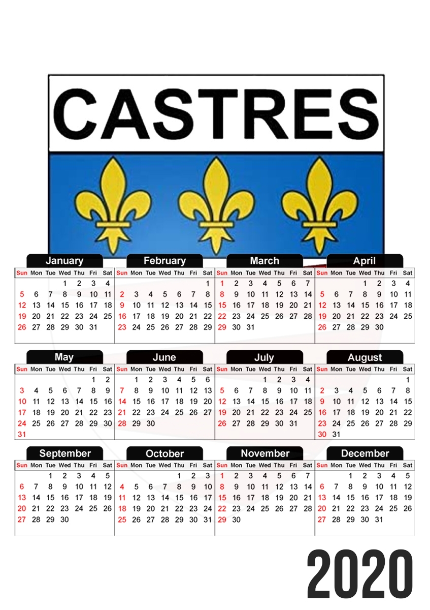 Castres für A3 Fotokalender 30x43cm