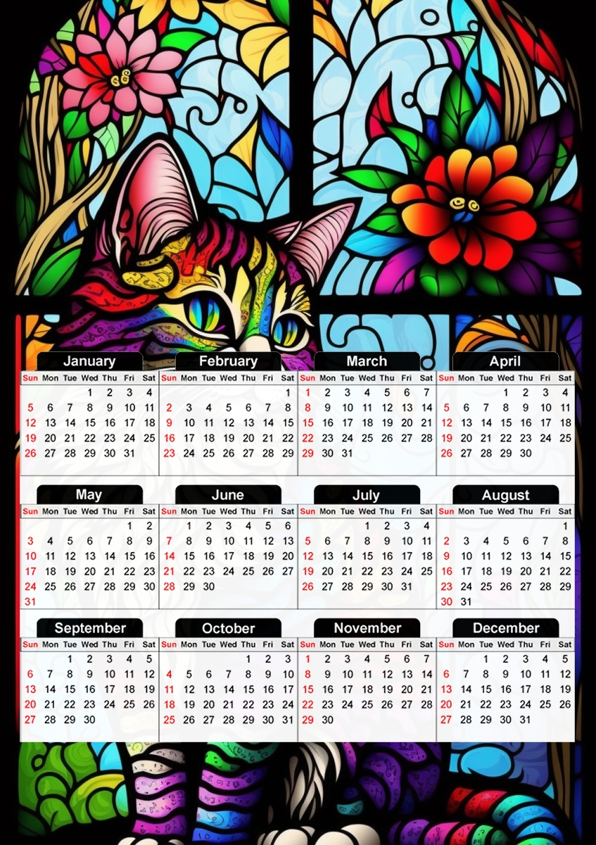 CAT Crystal für A3 Fotokalender 30x43cm