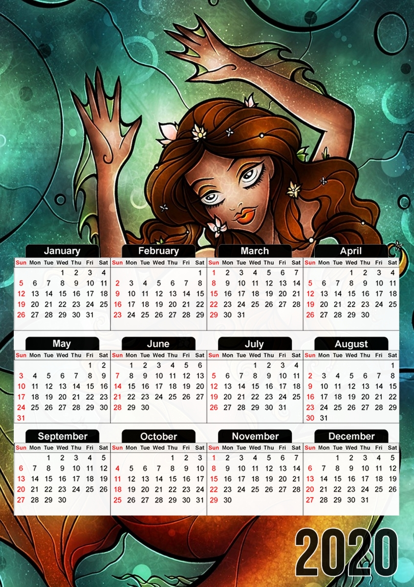 Caught Me A Mermaid für A3 Fotokalender 30x43cm