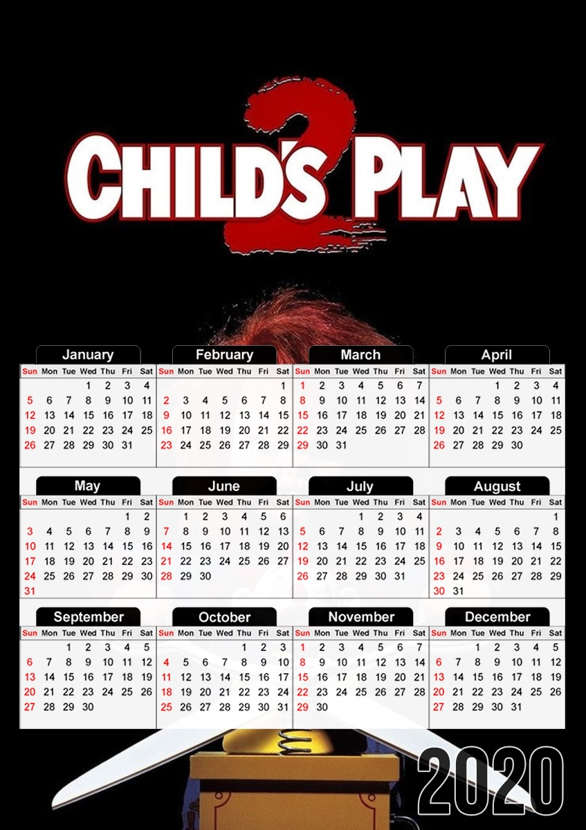 Child Play Chucky für A3 Fotokalender 30x43cm