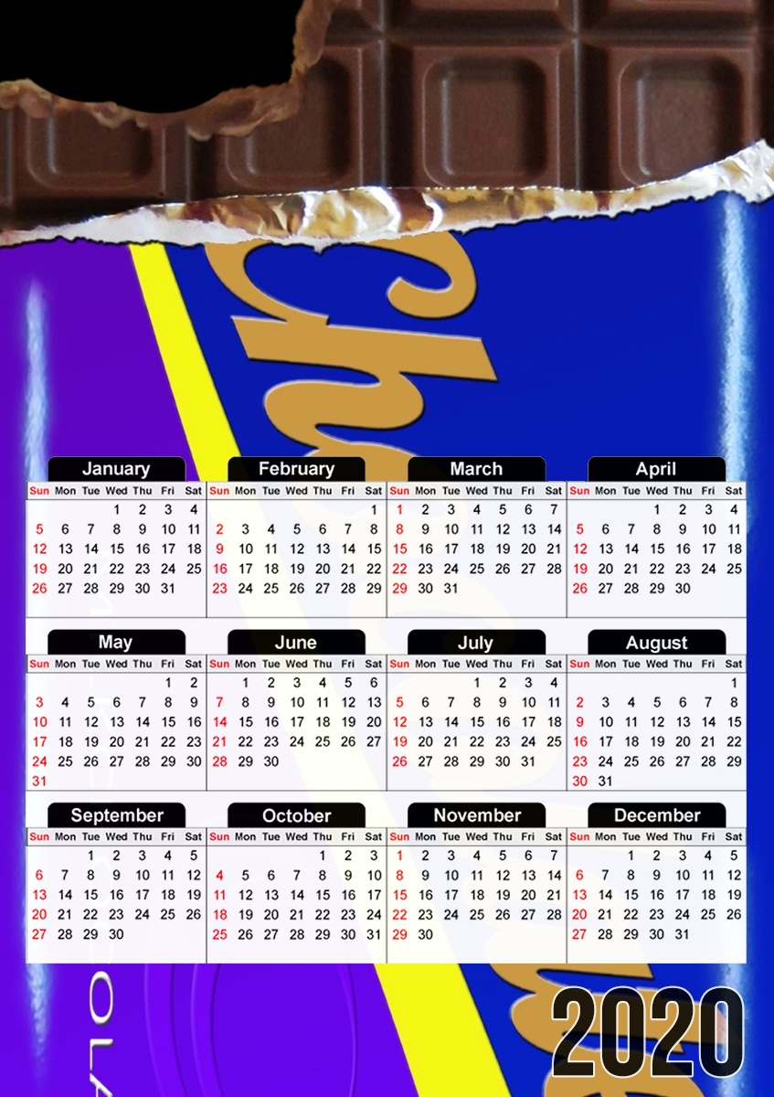 Schokoladenriegel für A3 Fotokalender 30x43cm