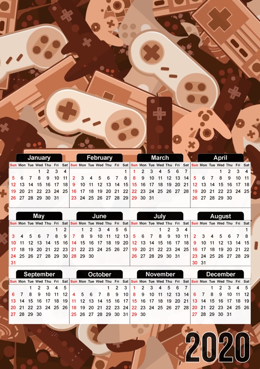 Chocolate Gamers für A3 Fotokalender 30x43cm