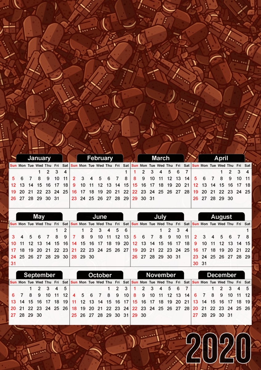 Chocolate Guard Buckingham für A3 Fotokalender 30x43cm