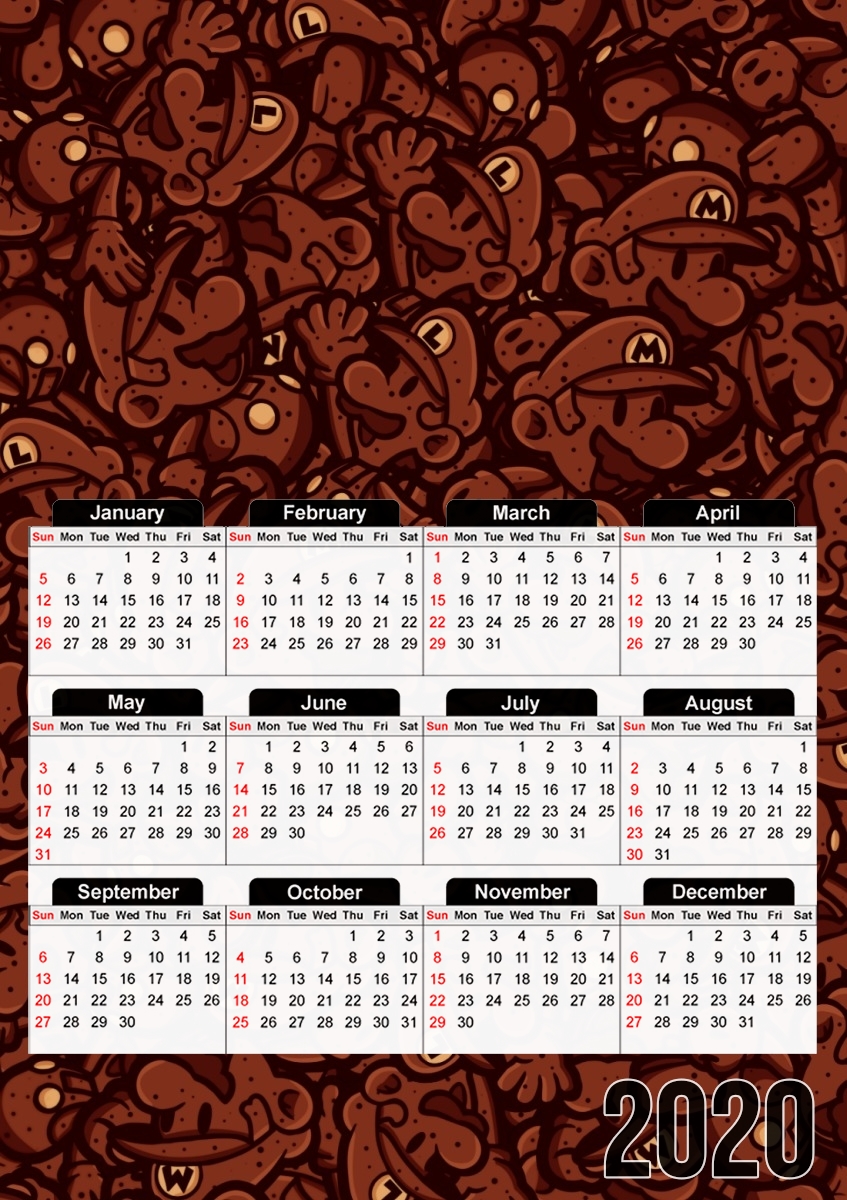 Chocolate Mario  für A3 Fotokalender 30x43cm