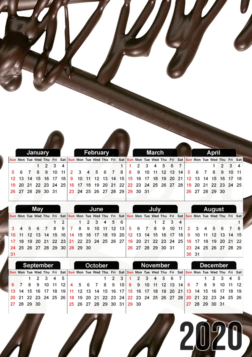 Chocolate für A3 Fotokalender 30x43cm