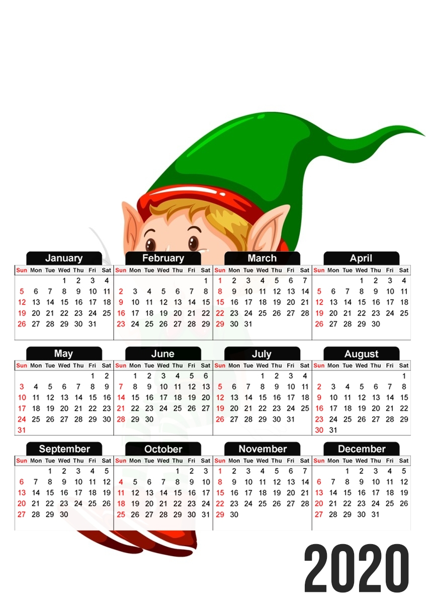 Christmas Elfe für A3 Fotokalender 30x43cm