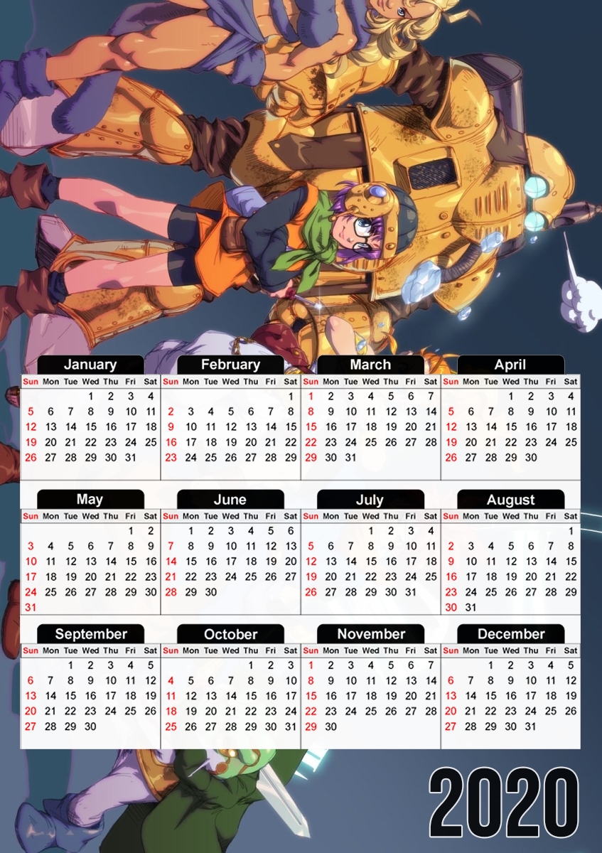 chrono trigger für A3 Fotokalender 30x43cm