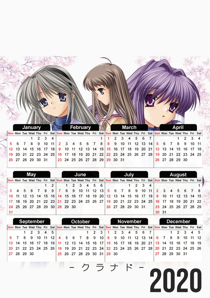 Clannad Bonnus für A3 Fotokalender 30x43cm