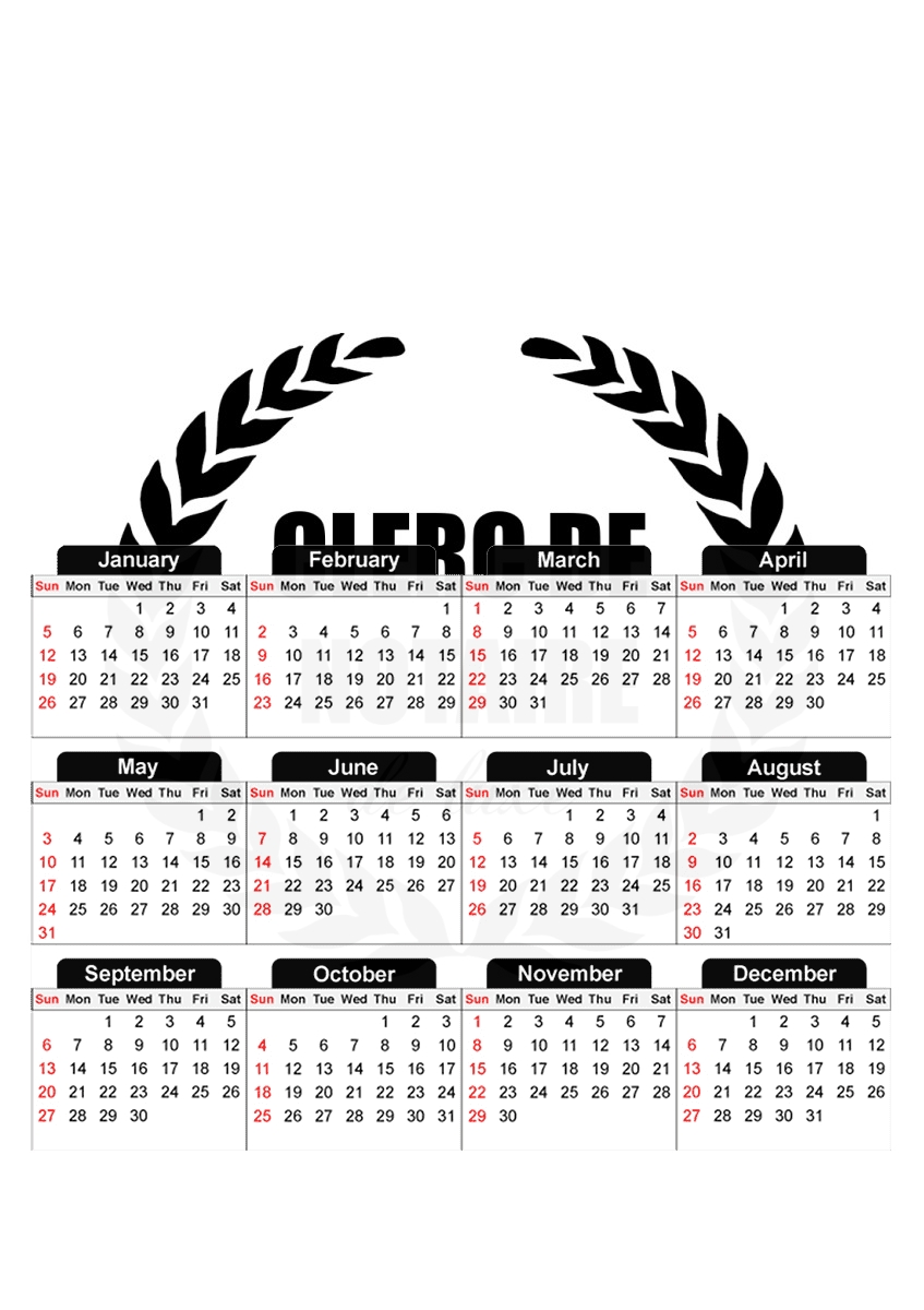 Clerc de notaire Edition de luxe idee cadeau für A3 Fotokalender 30x43cm