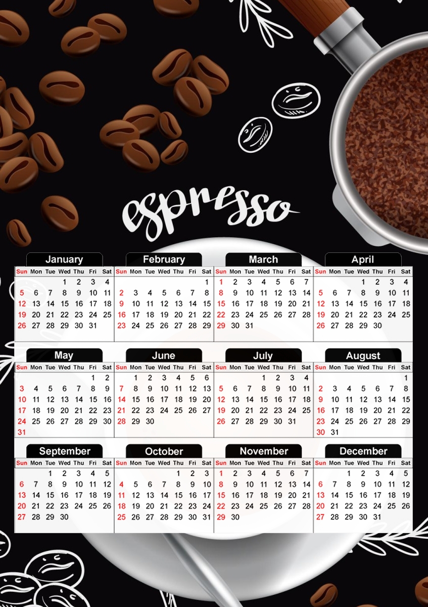 Coffee time für A3 Fotokalender 30x43cm