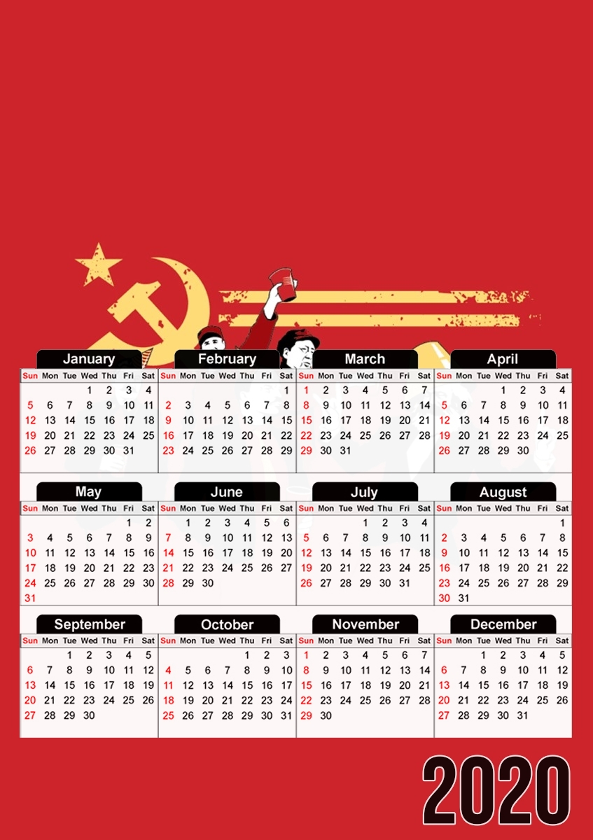 Communism Party für A3 Fotokalender 30x43cm