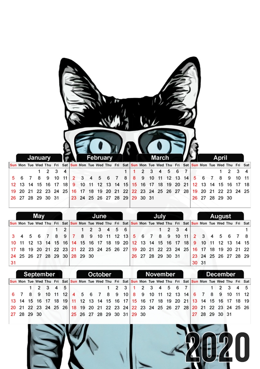 Cool Cat für A3 Fotokalender 30x43cm