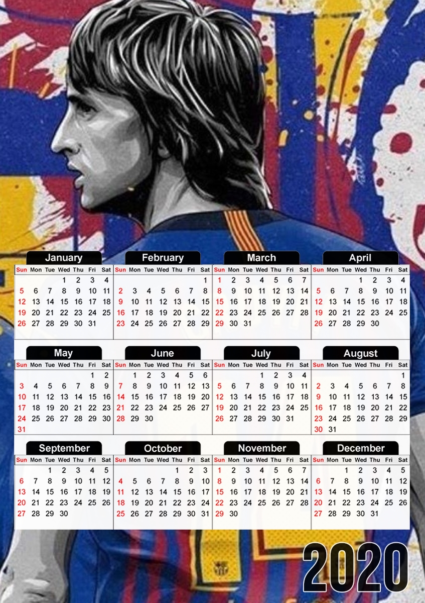 Cruyff 14 für A3 Fotokalender 30x43cm