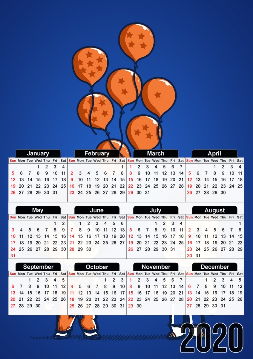 Crystal Balloons für A3 Fotokalender 30x43cm