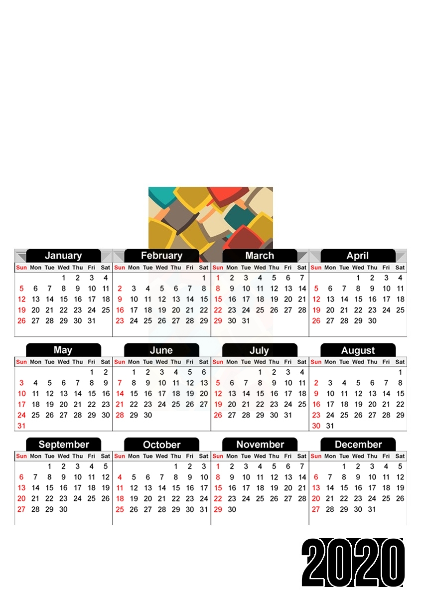 Cubos für A3 Fotokalender 30x43cm