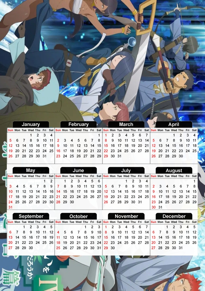 DanMachi für A3 Fotokalender 30x43cm