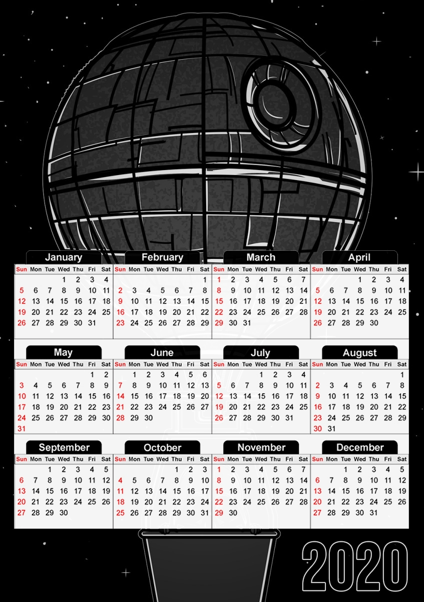 Dark Balloon für A3 Fotokalender 30x43cm