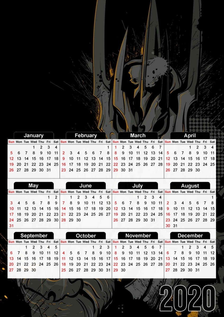 Dark Lord für A3 Fotokalender 30x43cm