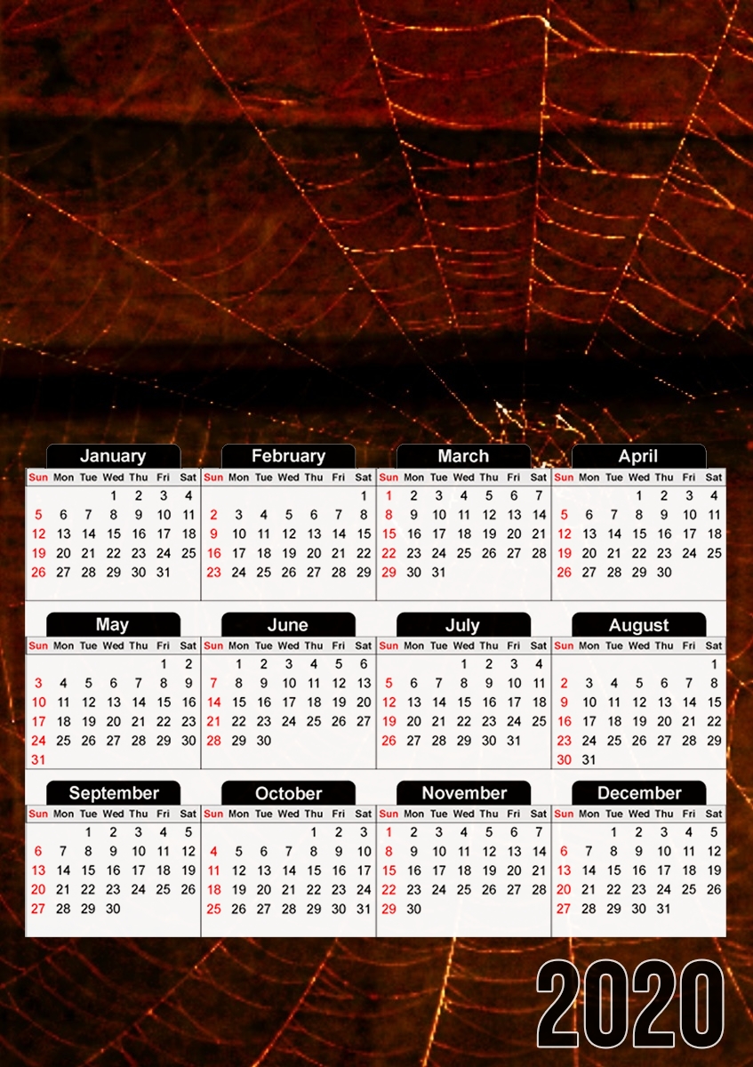 Dark Web für A3 Fotokalender 30x43cm