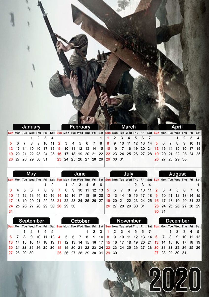 Debarquement Normandie World War II für A3 Fotokalender 30x43cm