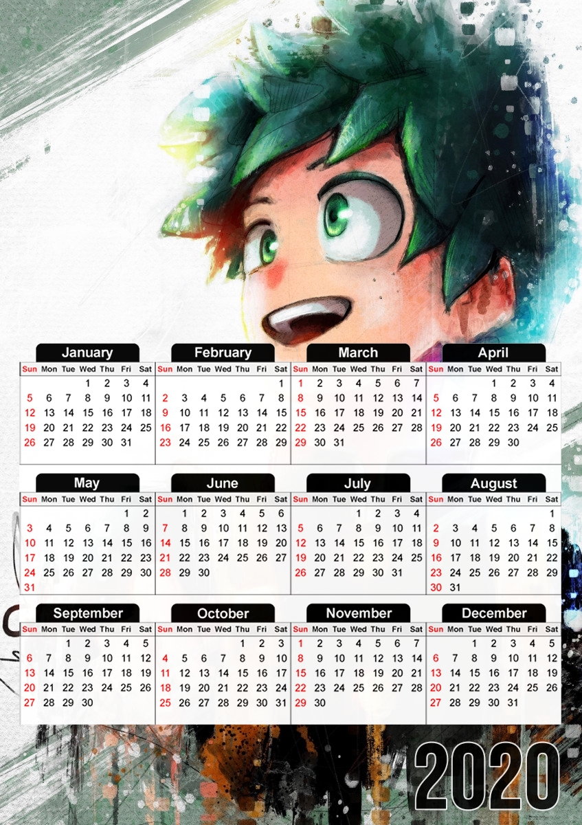 Deku Enjoy Smiling für A3 Fotokalender 30x43cm