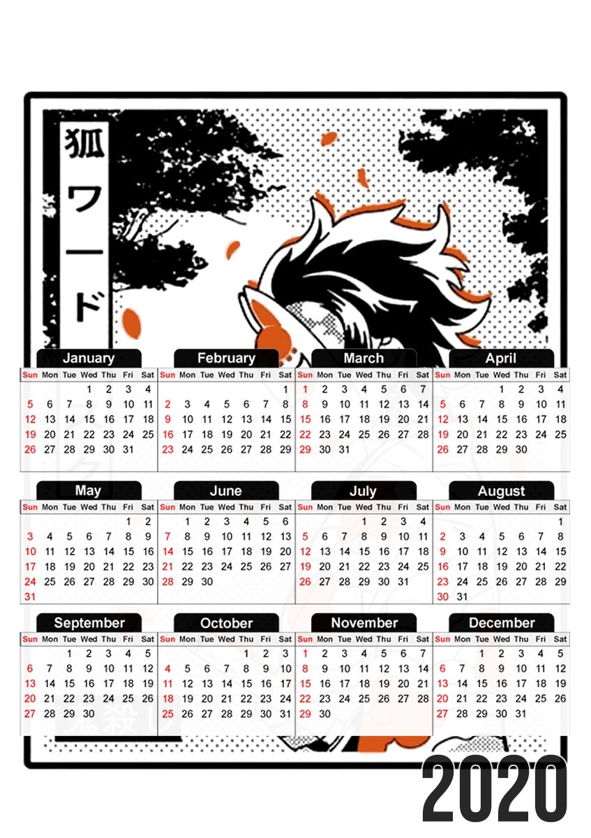 Demon Slayer Kamado Tanjiro für A3 Fotokalender 30x43cm