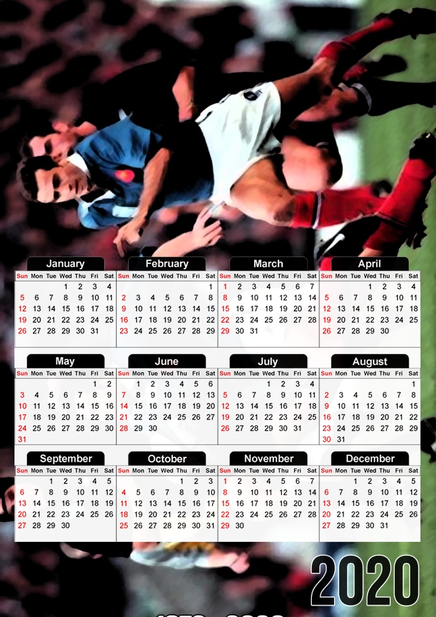 Dominici Tribute Rugby für A3 Fotokalender 30x43cm