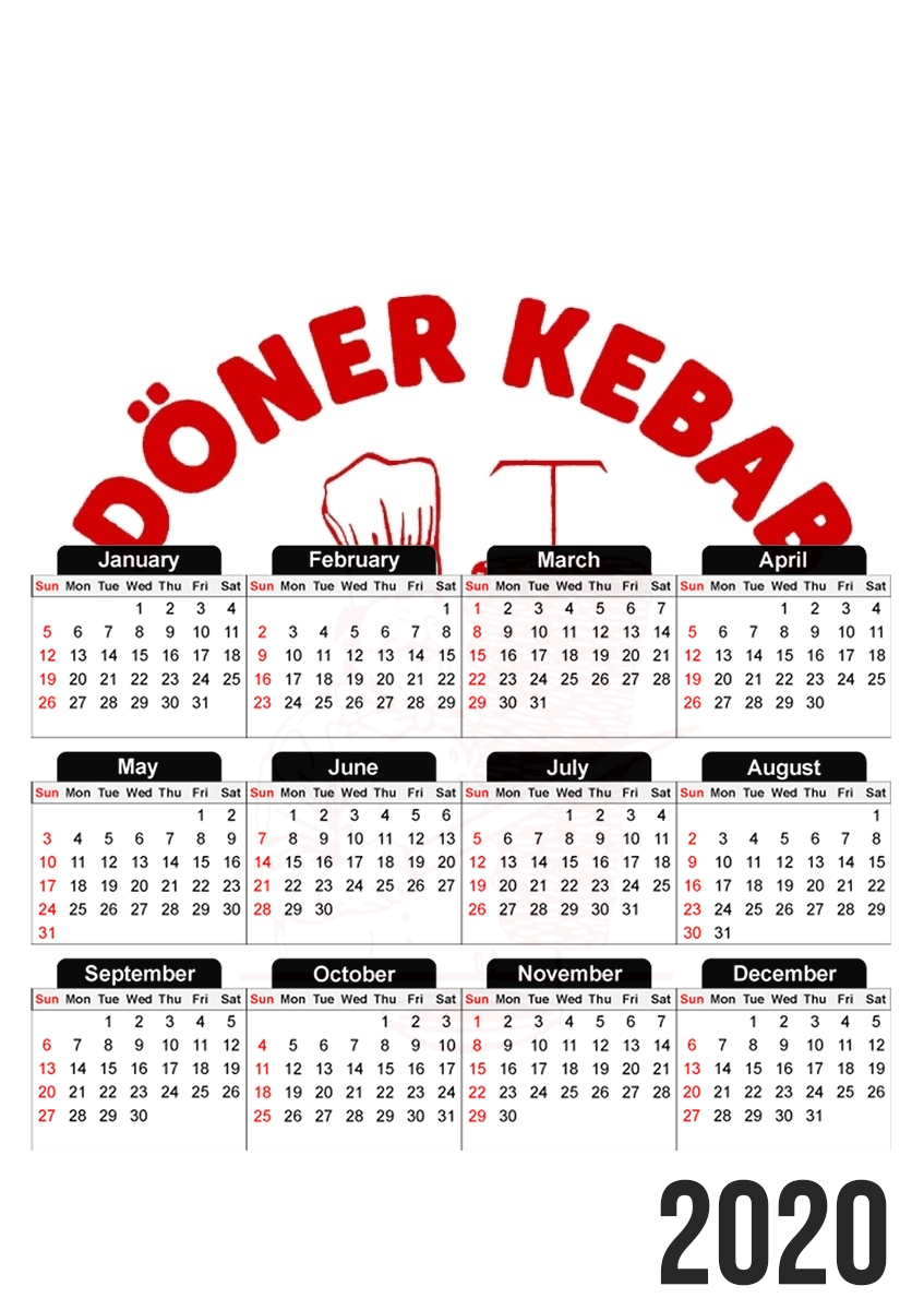 doner kebab für A3 Fotokalender 30x43cm