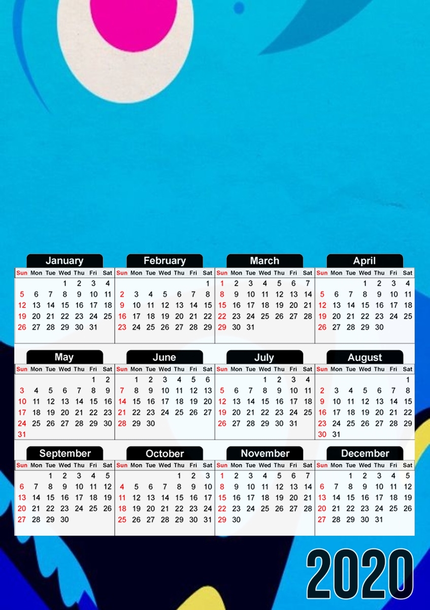 Dory Blue Fish für A3 Fotokalender 30x43cm