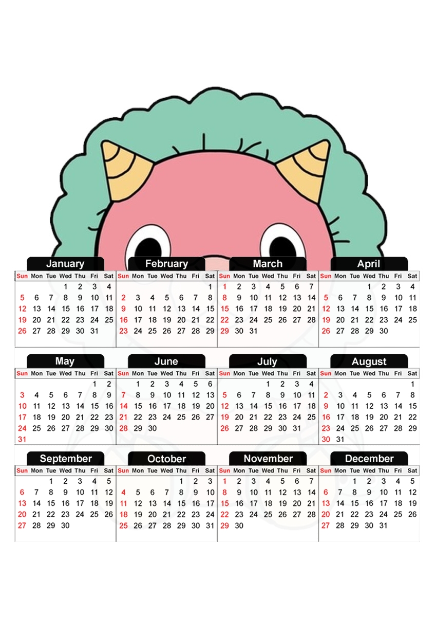 Doudou Chimera Spy x Family für A3 Fotokalender 30x43cm