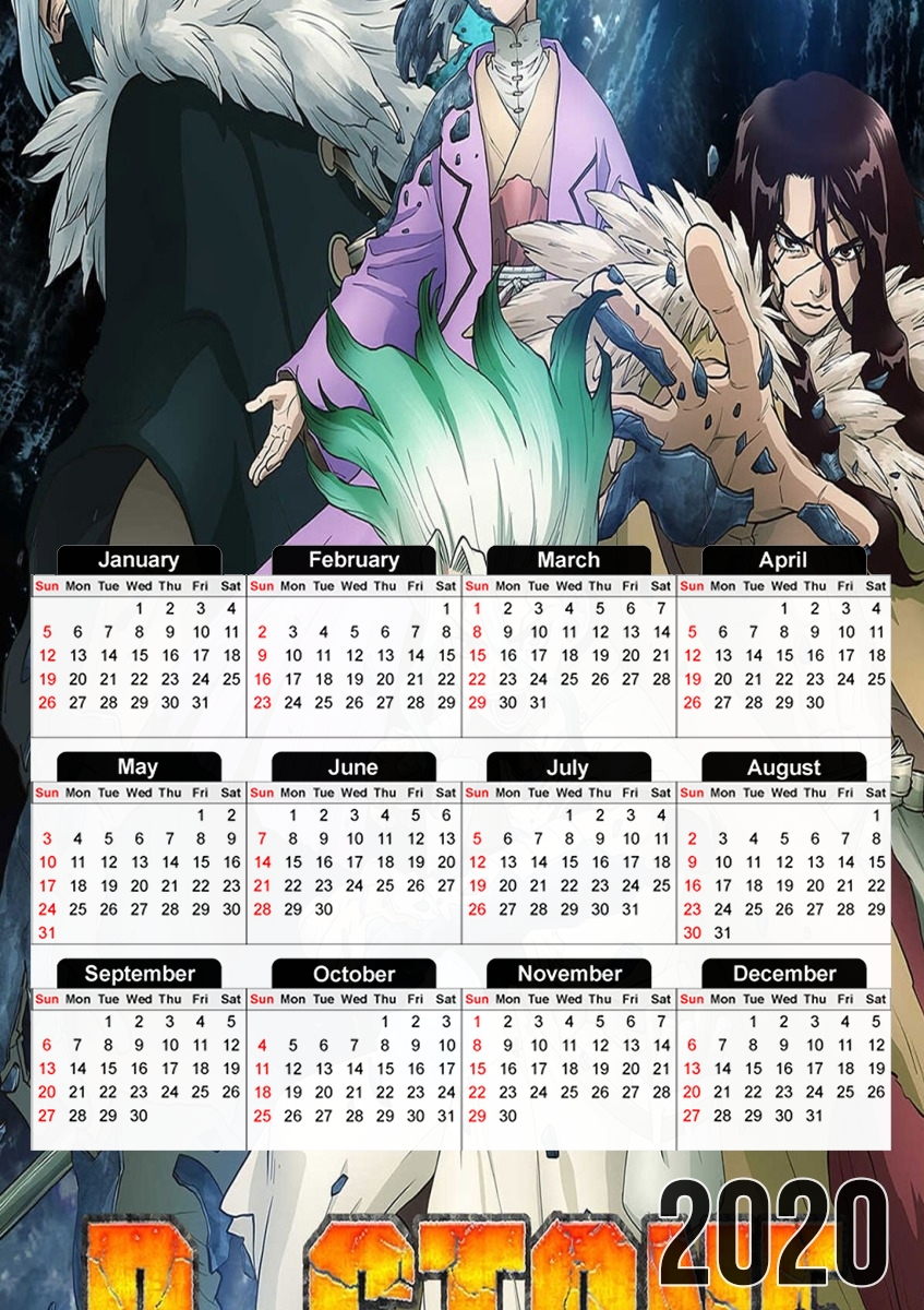 Dr Stone Season2 für A3 Fotokalender 30x43cm