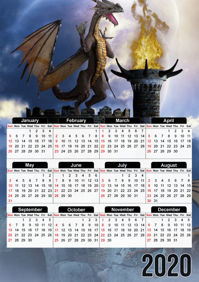 Dragon Land 2 für A3 Fotokalender 30x43cm