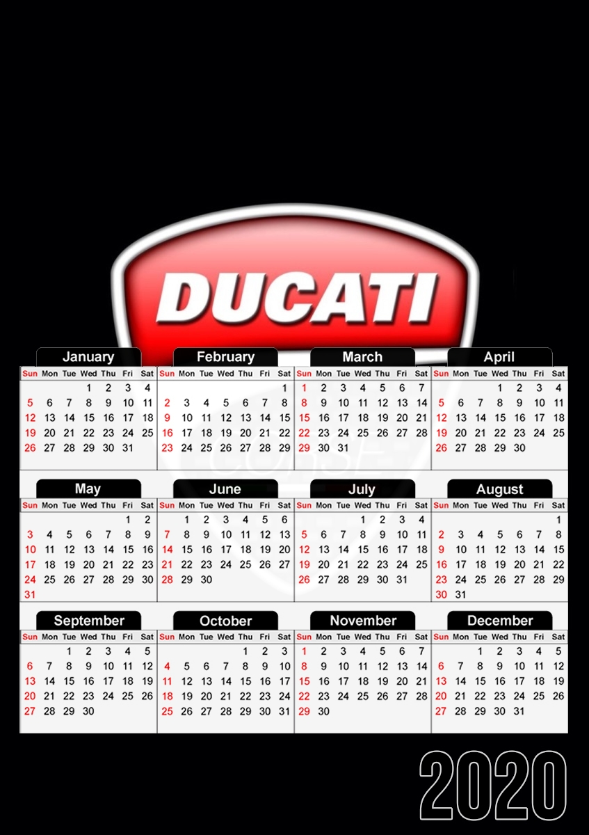 Ducati für A3 Fotokalender 30x43cm