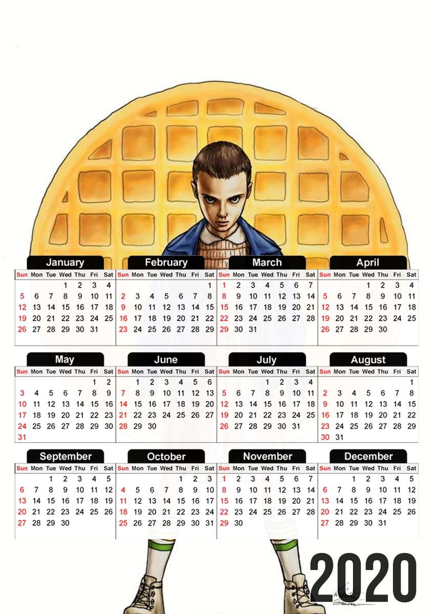 Eleven Eggo für A3 Fotokalender 30x43cm