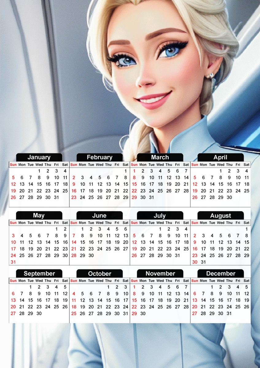 Elsa Flight für A3 Fotokalender 30x43cm