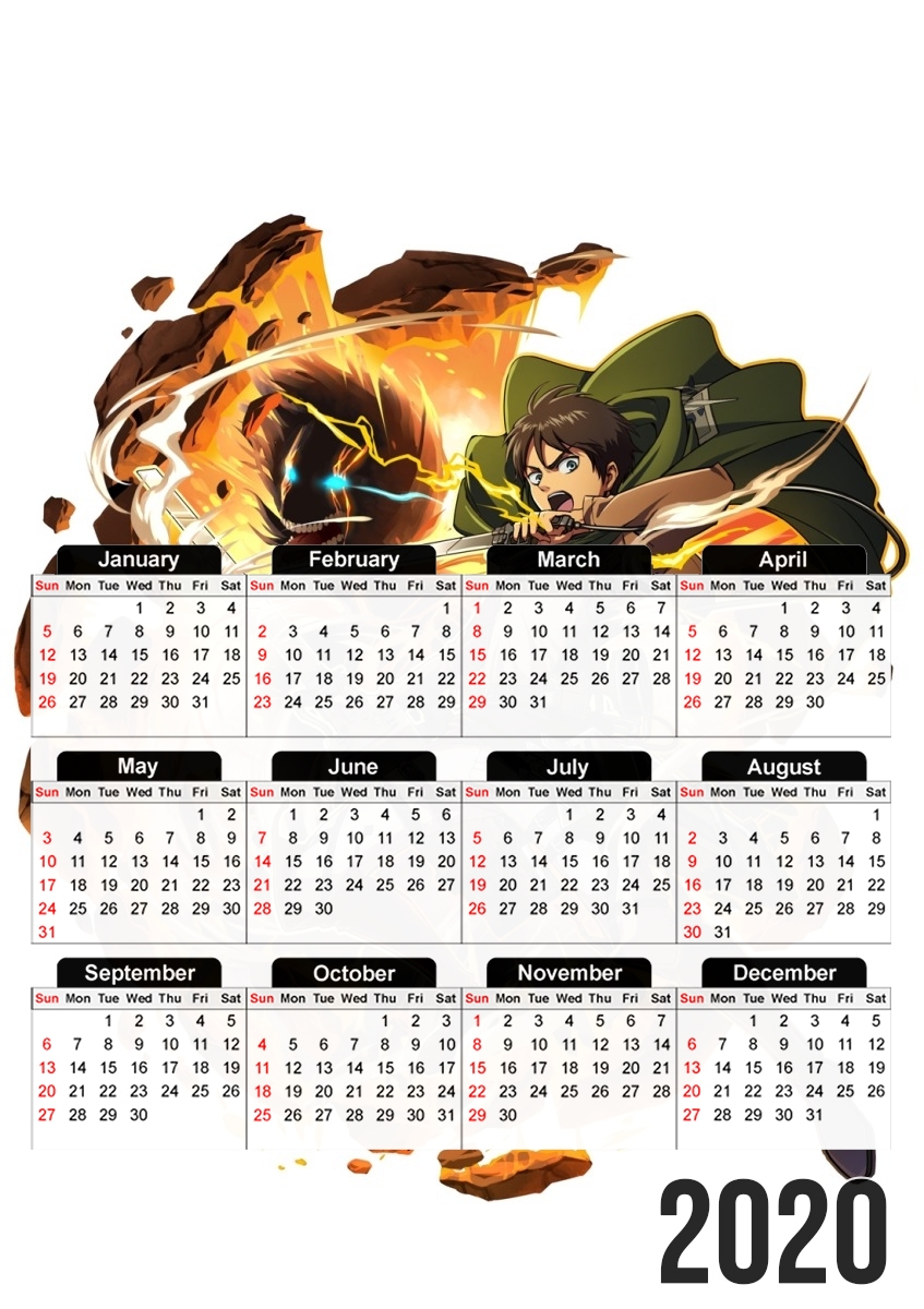 Eren Titan für A3 Fotokalender 30x43cm